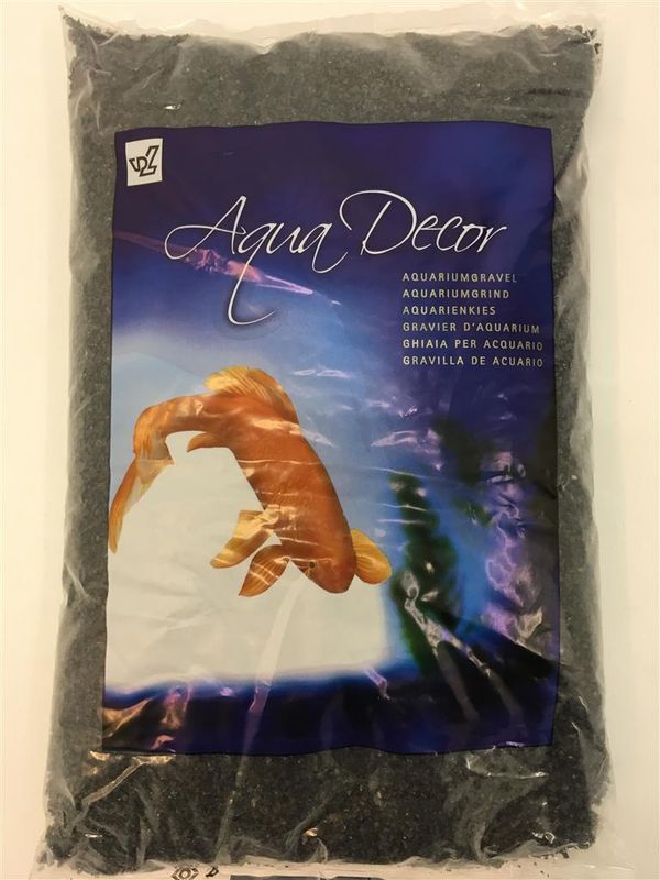 Akvariegrus SORT 1-3 mm 2 kg.