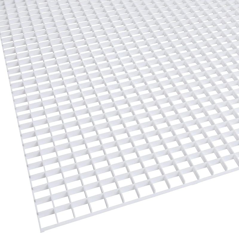 Egg Crate 120x60 White