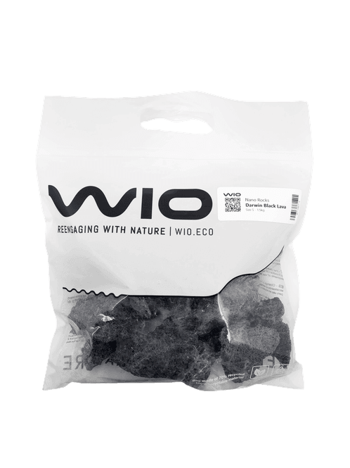 Hovedbilde Wio Darwin Black Lava Nano Rocks S2 1,5kg, 1 - 10cm