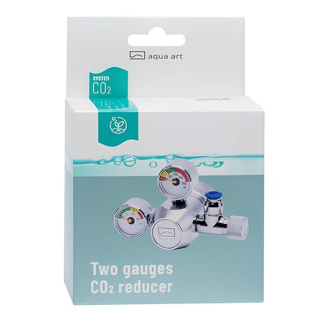 Hovedbilde Aqua Art CO2 Reducer - Two Gauges
