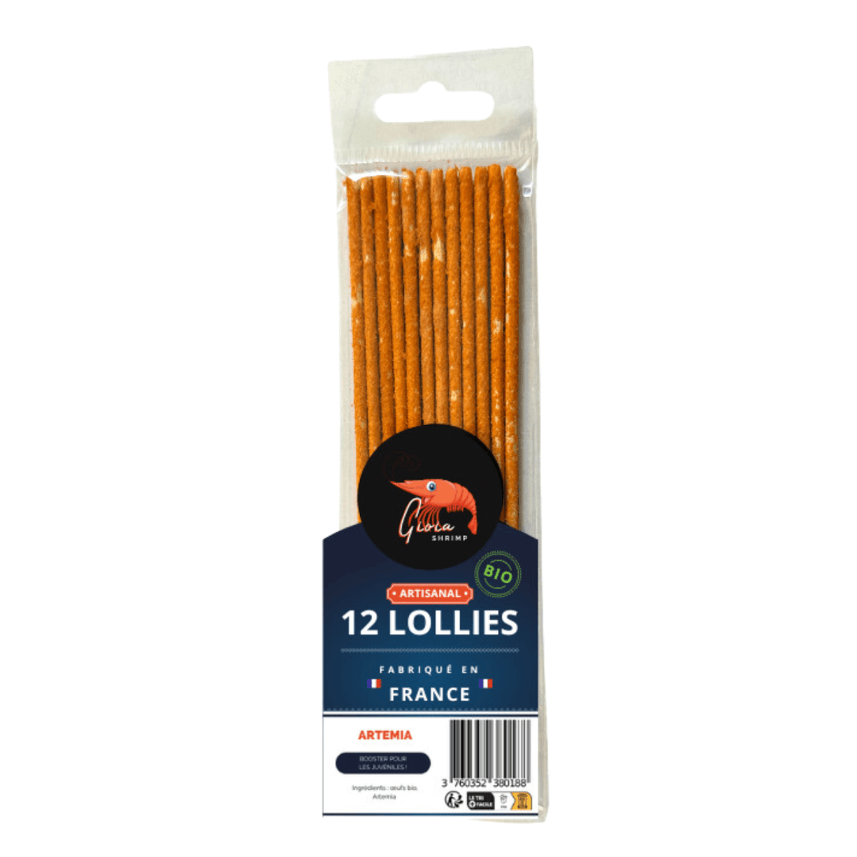 Gioia Shrimp Lollies Artemia 12pk